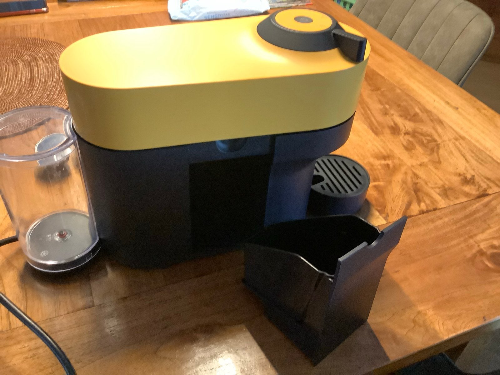 Nespresso Vertuo Pop Koffiemachine - Geel, Koffiemachine, Ophalen of Verzenden, Zo goed als nieuw, 1 kopje