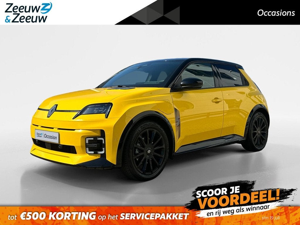 Renault 5 comfort range iconic cinq 52 kWh | Harman Kardon |, Auto's, Renault, 12 maanden, Stof, Gebruikt, Automatische klimaatregeling