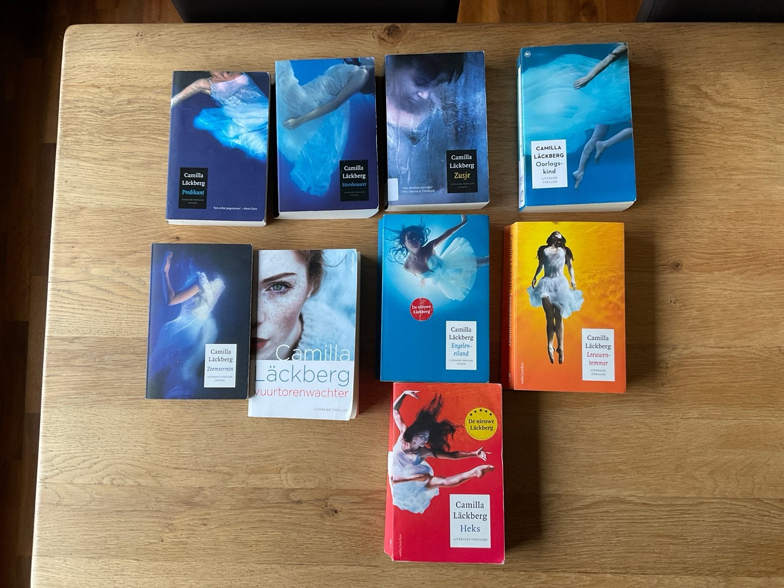 Camilla Läckberg boekenpakket - 9 thrillers, Ophalen of Verzenden, Gelezen, Europa overig