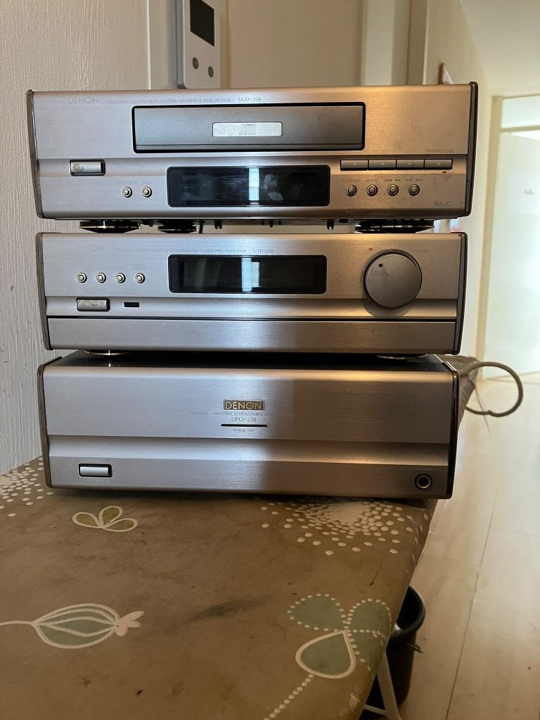 Retro Denon CD-speler set: UCD 250, UTP 250, UPO 250, Ophalen, Zo goed als nieuw, Overige merken