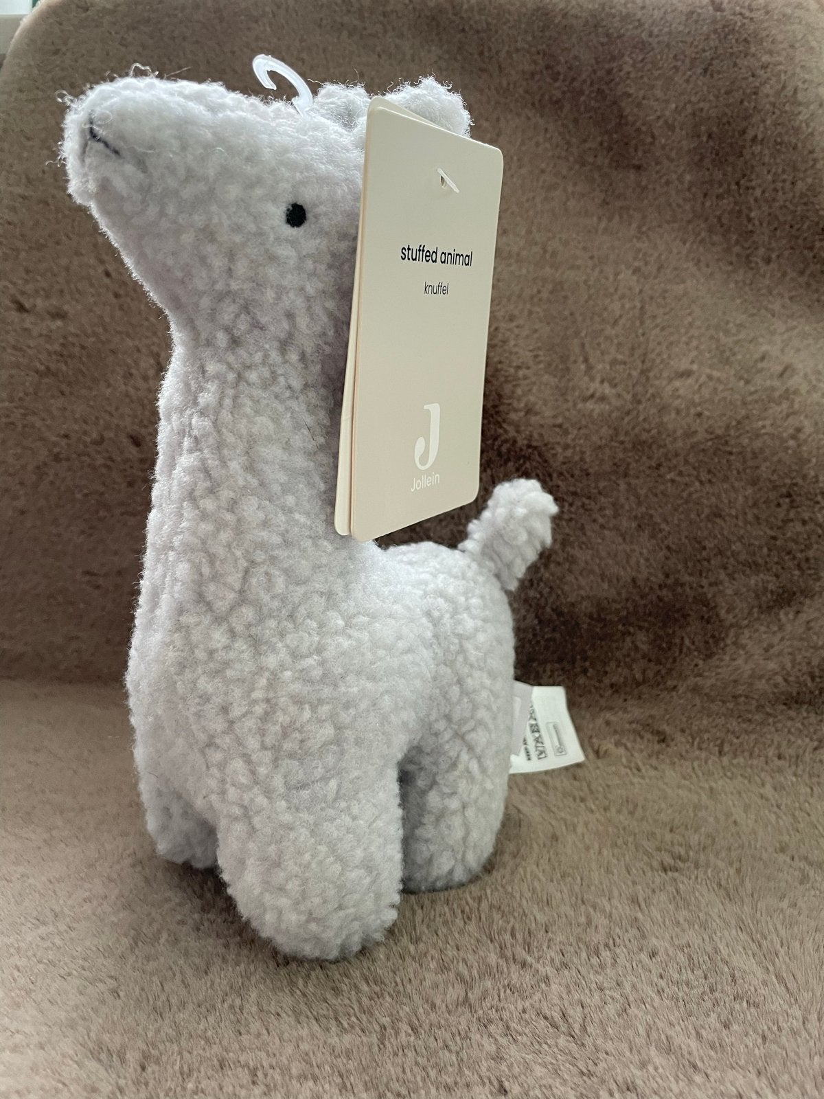Jollein Knuffel Lama Grijs - Nieuw met label, Ophalen, Overige merken, Overige typen, Grijs