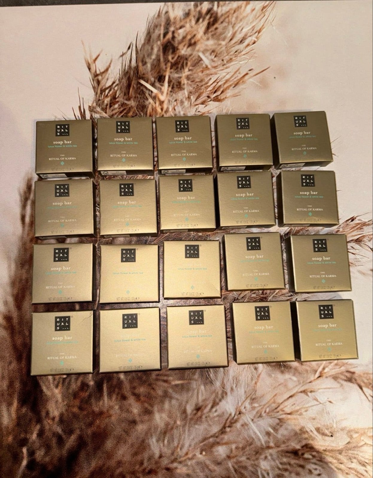 20x Rituals The Ritual of Karma Soap Bar - Gloednieuw, Sieraden, Tassen en Uiterlijk, Ophalen of Verzenden, Nieuw, Bad & Douche