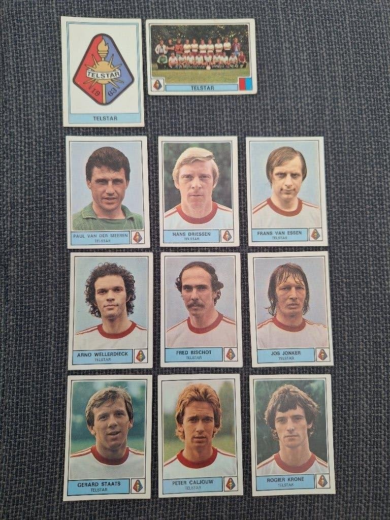 Panini Voetbal 78 Telstar 11x, Verzamelen, Verzenden, Zo goed als nieuw, Overige binnenlandse clubs, Poster, Plaatje of Sticker