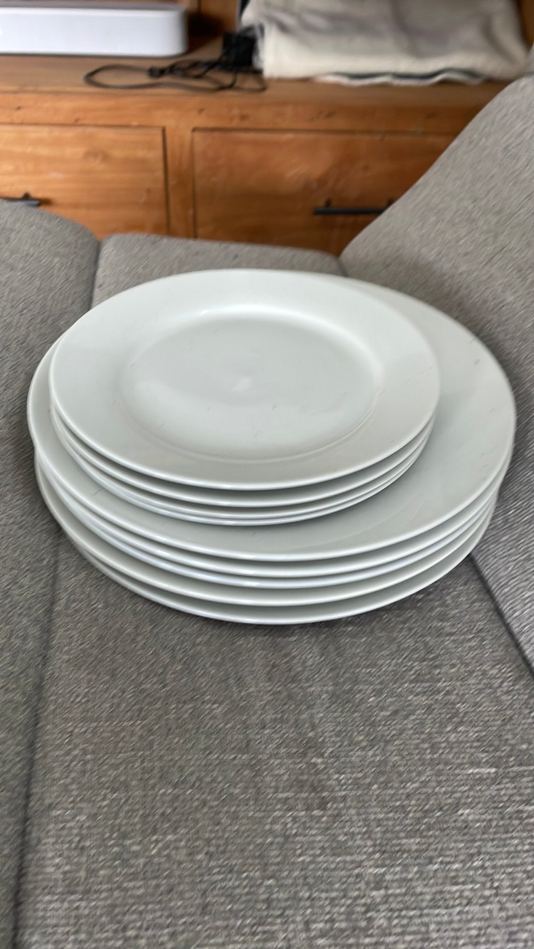Borden rond, Ophalen