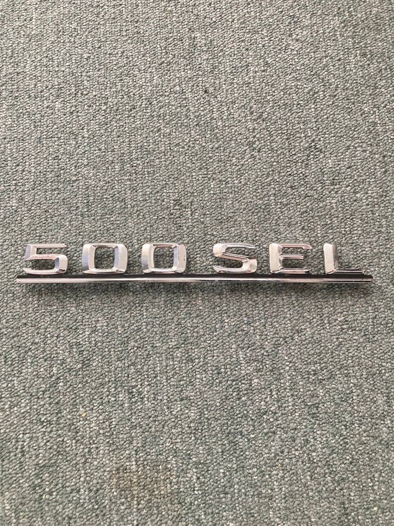 Logo Mercedes W126 500 SEL, Auto-onderdelen, Ophalen of Verzenden, Nieuw, Mercedes-Benz