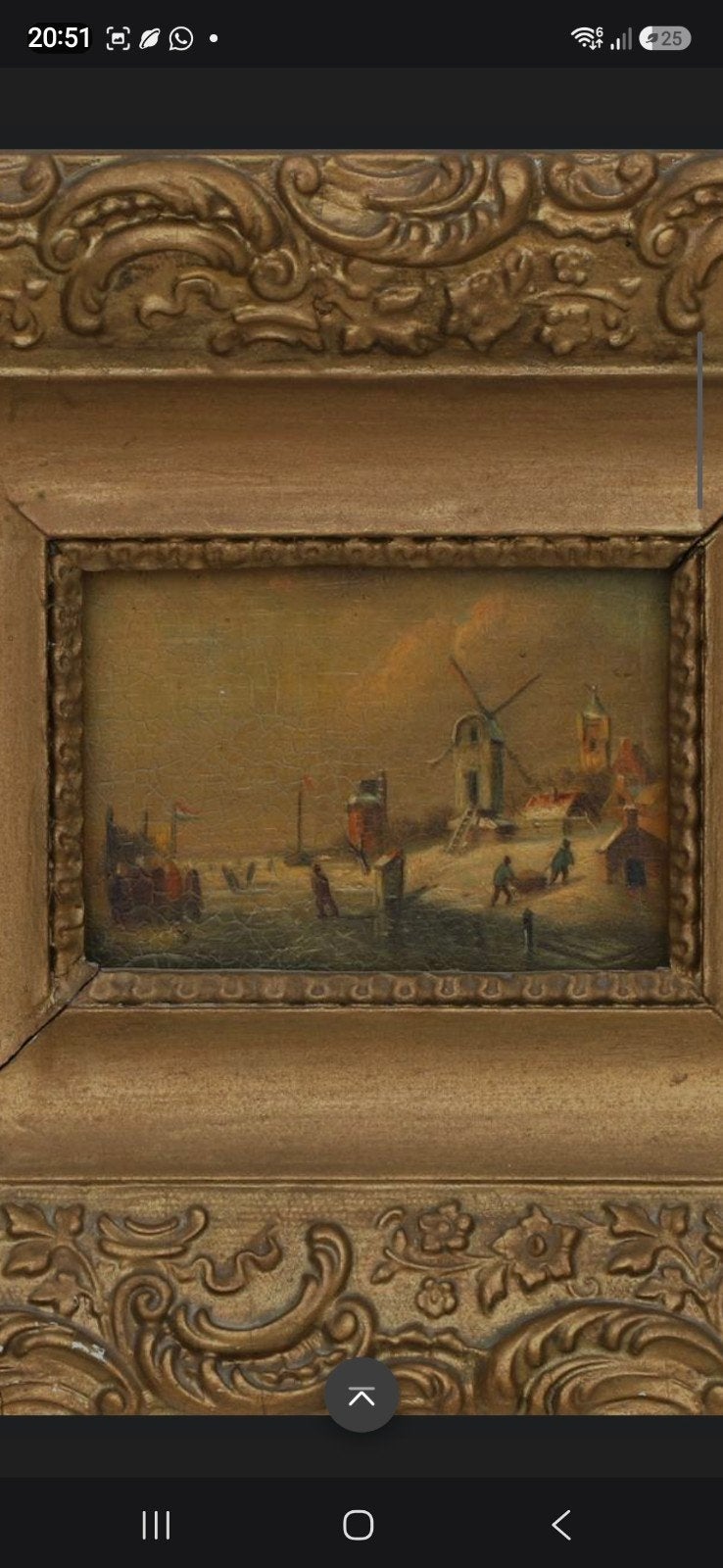 olieverf schilderijtje, Ophalen of Verzenden