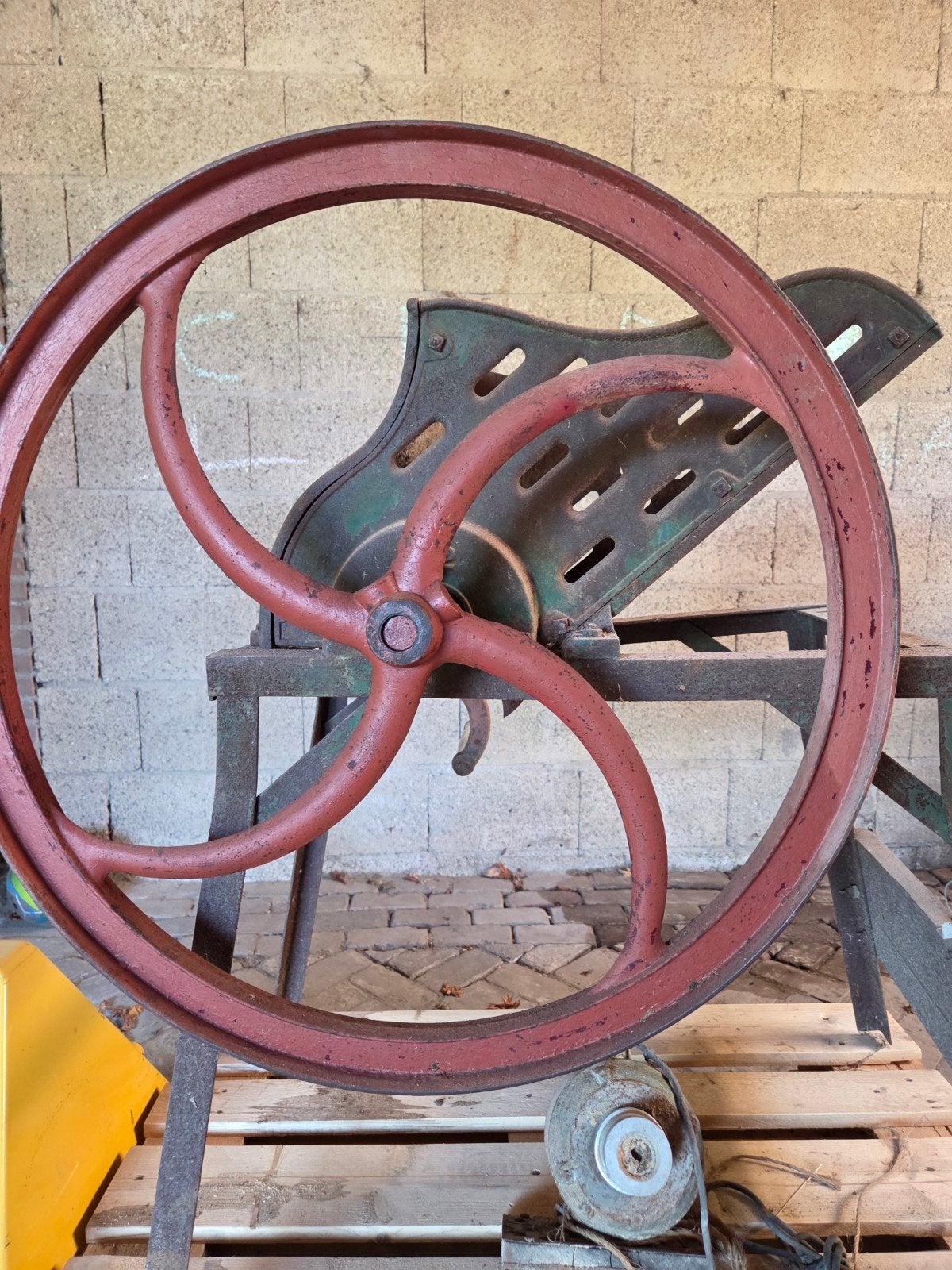 Originele antieke bietenmolen / bietensnijder, Antiek en Kunst, Ophalen of Verzenden
