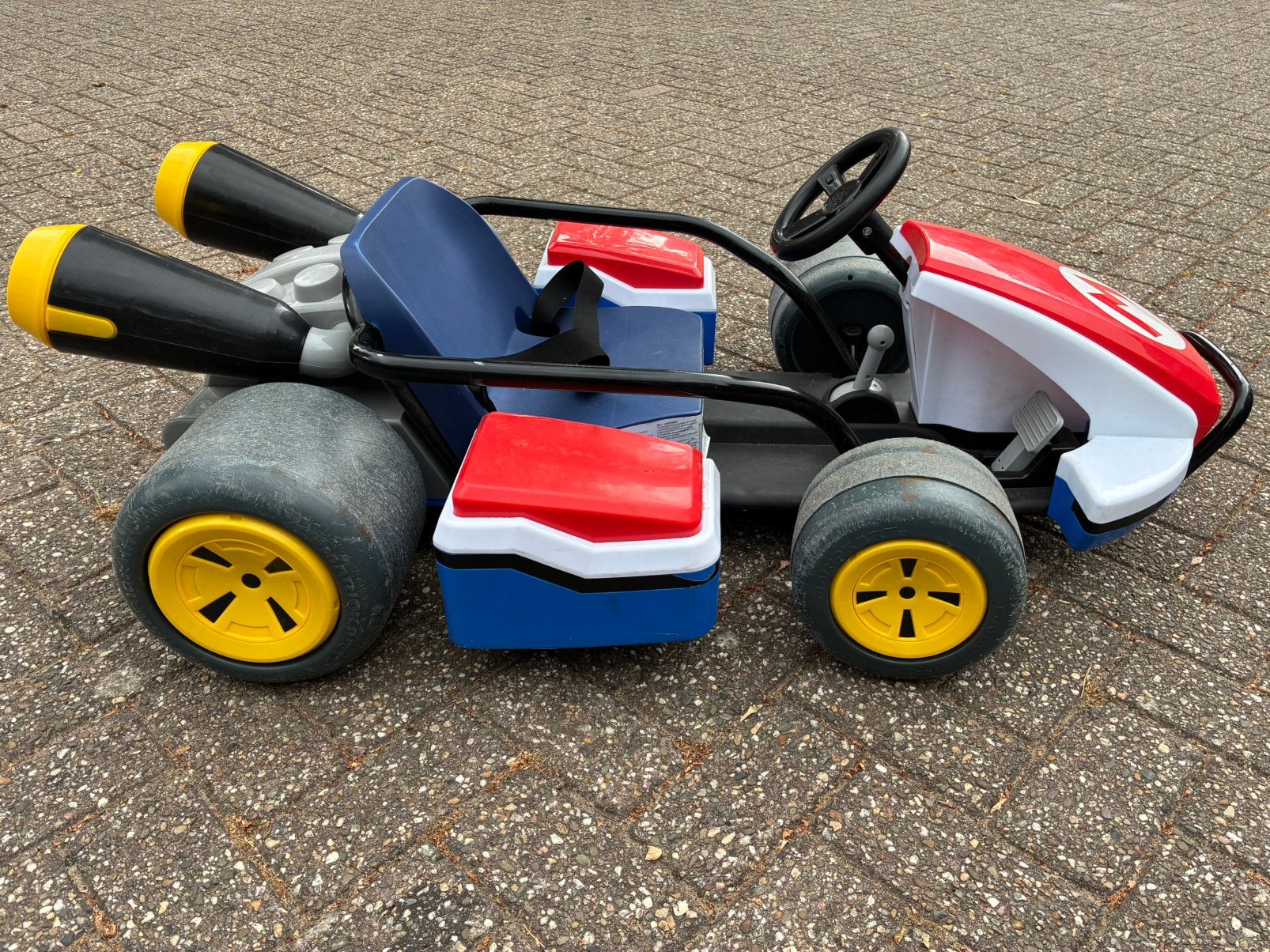 Mario Kart elektrische auto voor kinderen, Kinderen en Baby's, Speelgoed | Buiten | Accuvoertuigen, Ophalen, Zo goed als nieuw
