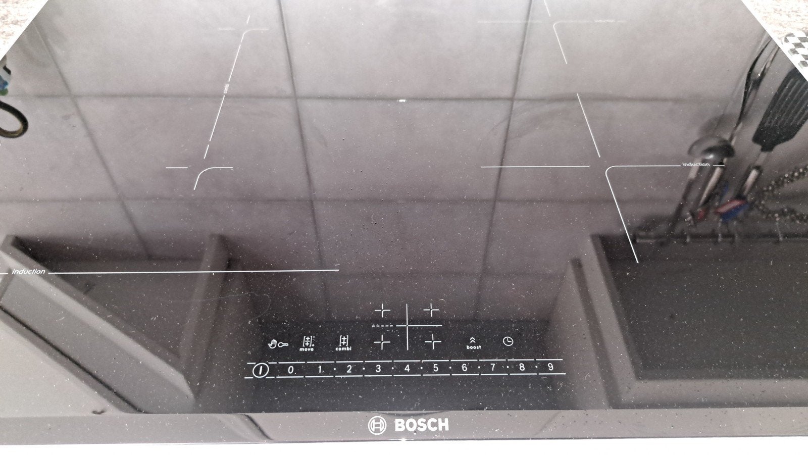 Bosch Inductiekookplaat - Zo goed als nieuw, Zo goed als nieuw, Inductie, Vrijstaand, 4 kookzones