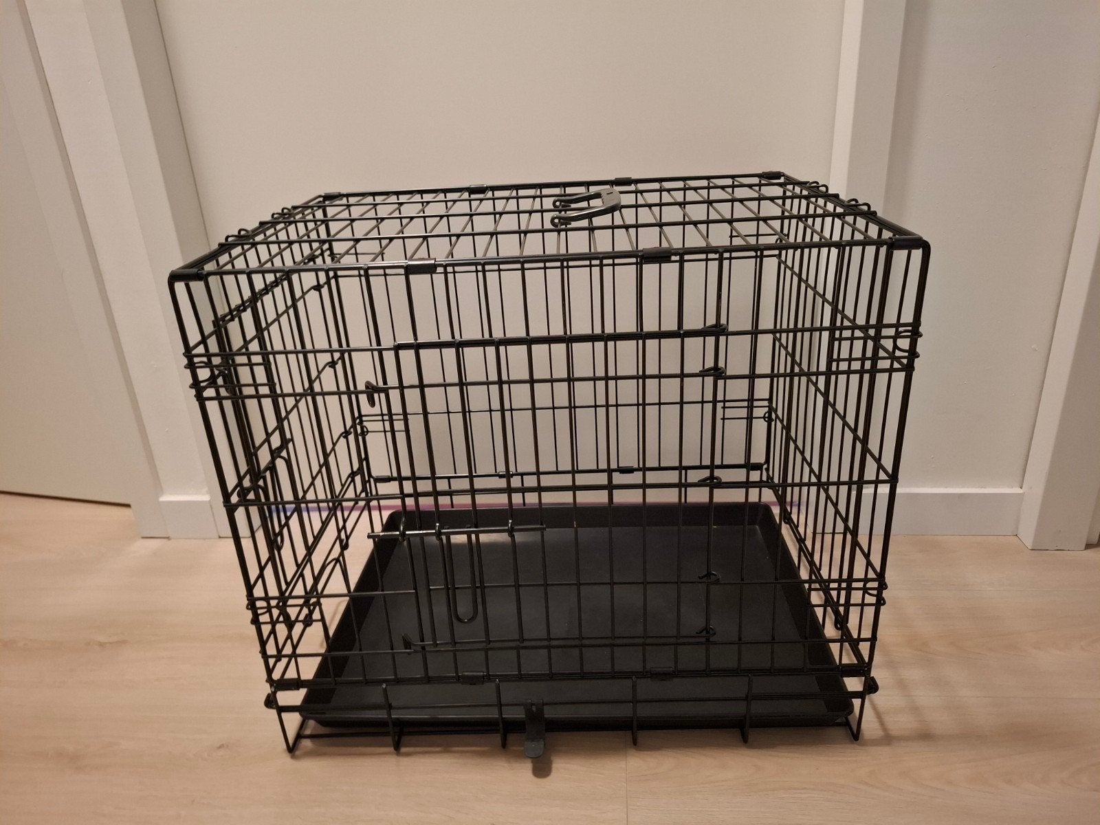 hondenbench draadkooi maat S, 2-deurs, Ophalen, Zo goed als nieuw, Minder dan 75 cm, Minder dan 65 cm