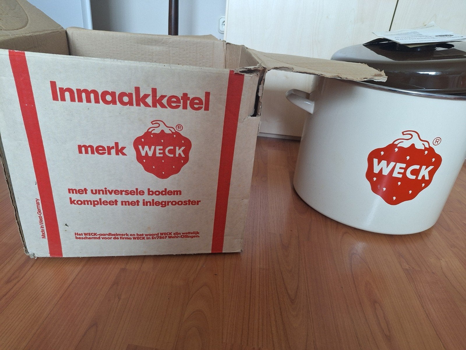 Weck Inmaakketel - Nieuwstaat, nooit gebruikt, Huis en Inrichting, Keuken | Potten en Pannen, Ophalen, Met deksel, Nieuw, Kookpan