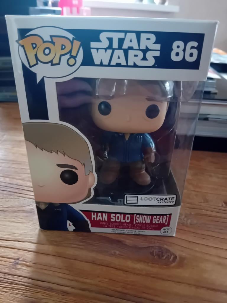 Funko Pop! Star Wars Han Solo (Snow Gear) #86, Verzamelen, Poppetjes en Figuurtjes, Ophalen of Verzenden