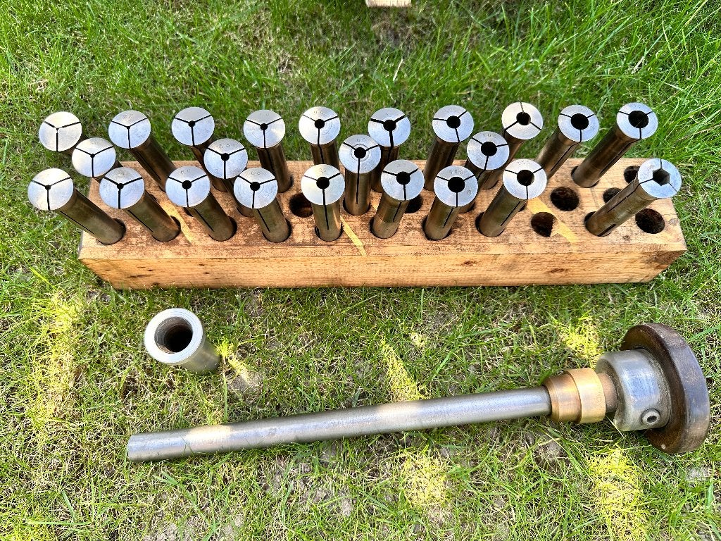 Spantangenset 23 delig incl spantanghuls + trekstang (L20), Doe-het-zelf en Verbouw, Draaibanken, Ophalen of Verzenden, Zo goed als nieuw