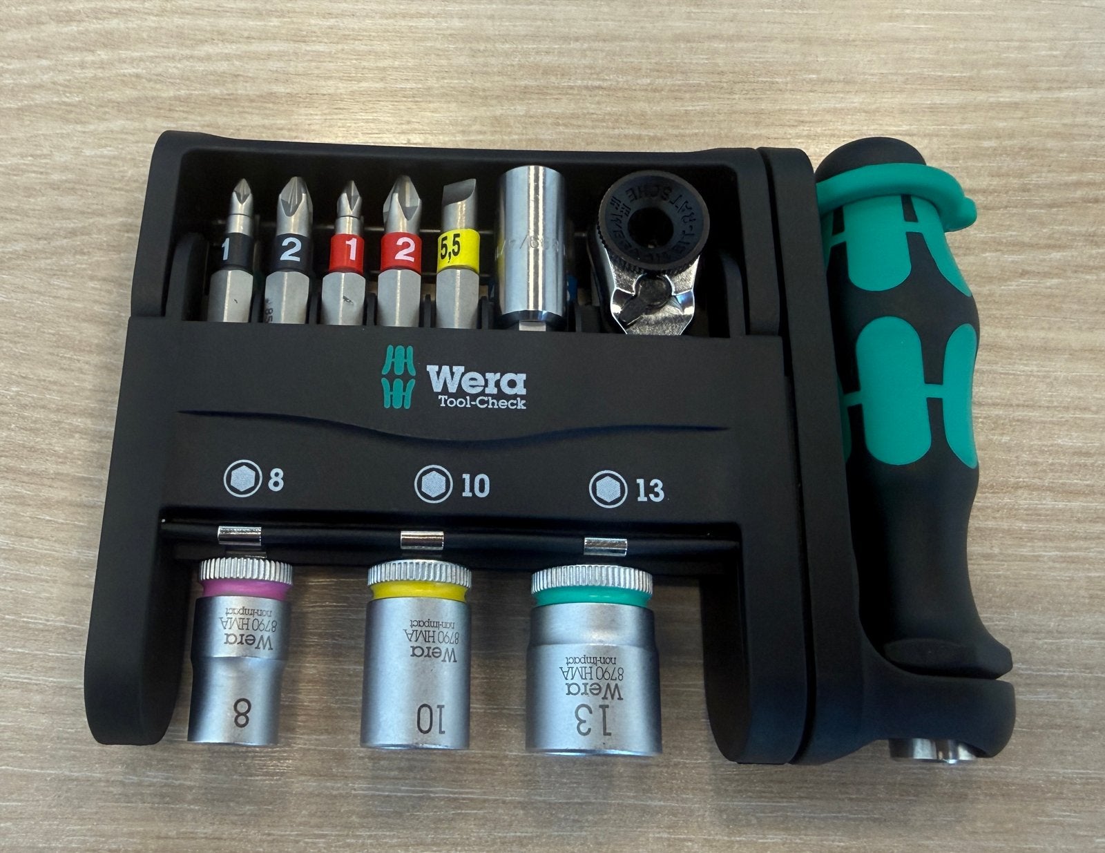 Wera Tool-Check Modulair 20-delige bit- en doppenset, Ophalen of Verzenden, Nieuw, Gereedschapsset, Overige merken