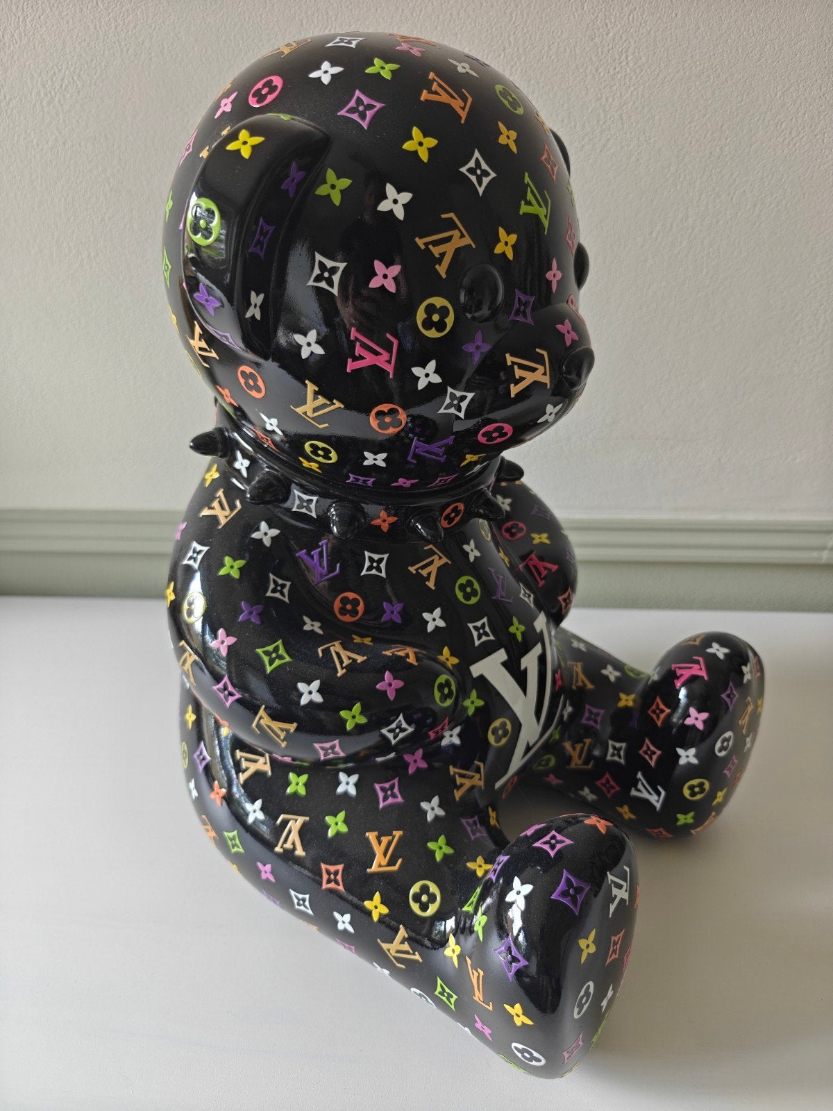 Lior24 Beeld - Louis Vuitton Stijl, Zwart, Beeld, Ophalen of Verzenden, Handgemaakt