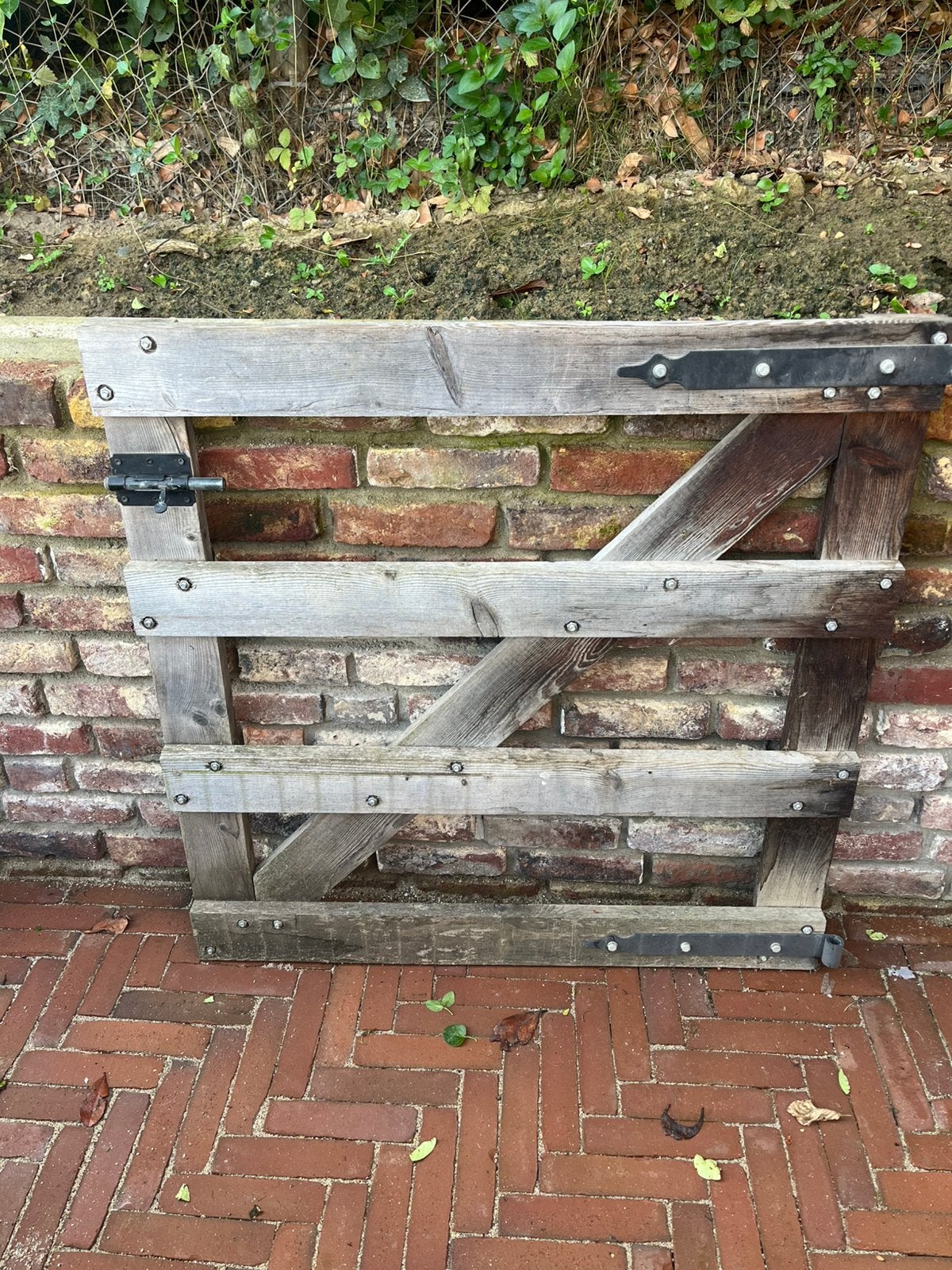 Lariks weidehek, Tuin en Terras, Ophalen, Zo goed als nieuw, IJzer, Tuinhek
