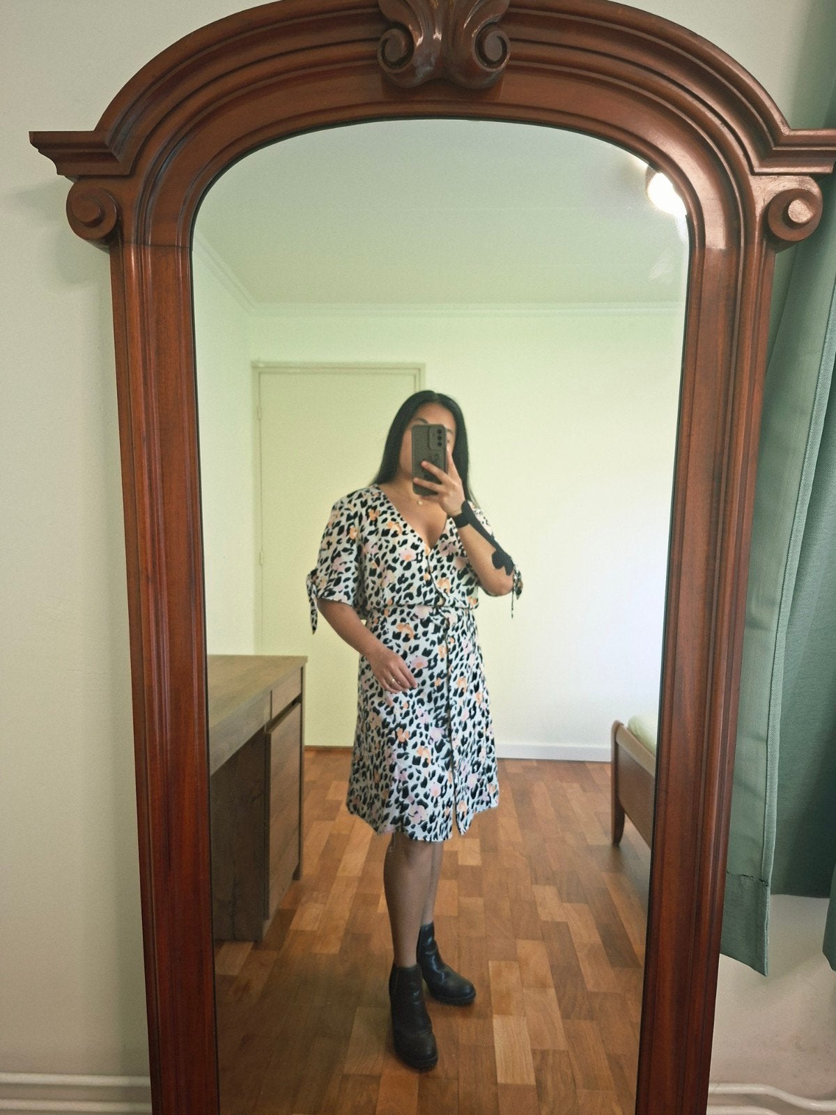 Primark jurk met luipaardprint - Maat 48, Maat 46/48 (XL) of groter, Ophalen of Verzenden, Zo goed als nieuw, Boven de knie