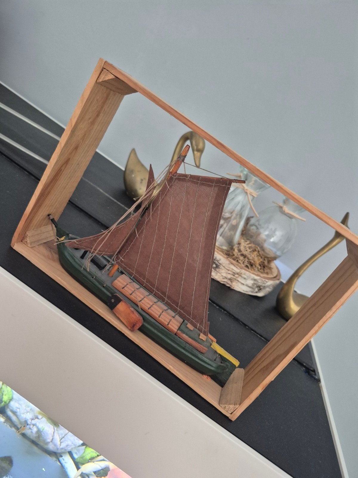 Decoratief scheepsmodel- Lions Club regatta 1996, Ophalen of Verzenden, Gebruikt