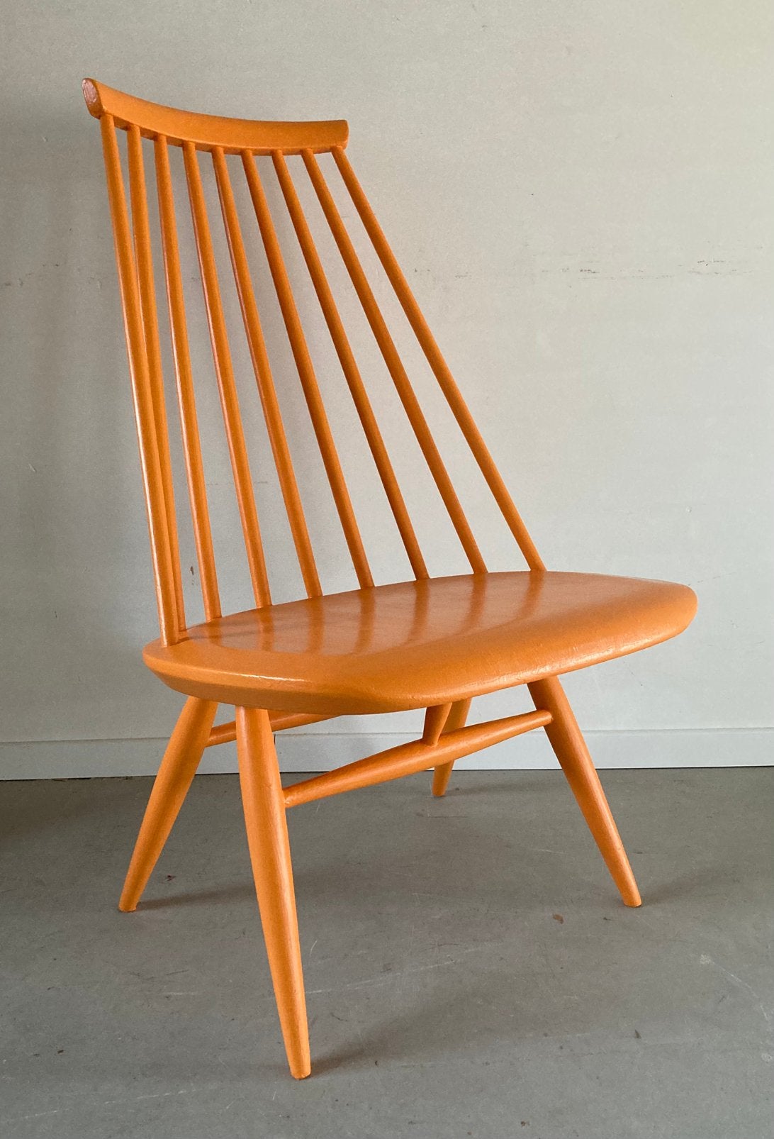 Midcentury vintage Tapiovaara Mademoiselle chair E. Verken, Mid Century retro vintage jaren 60 Deens Scandinavisch design, Gebruikt