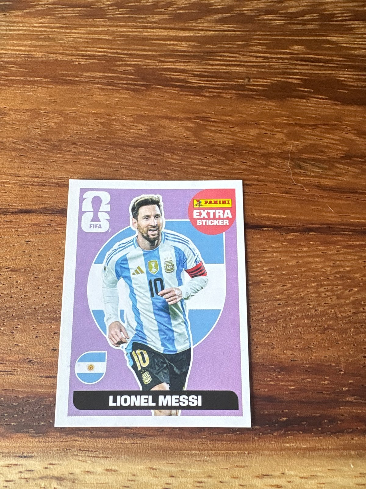 Panini FIFA World Cup 2026 Extra Sticker Lionel Messi Purple, Ophalen of Verzenden, Nieuw, Sport