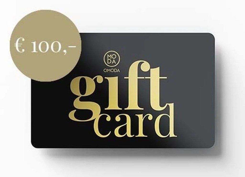 omoda cadeaubon giftcard 100 euro, Tickets en Kaartjes, Drie personen of meer, Cadeaubon, Warenhuis- of Winkelbon