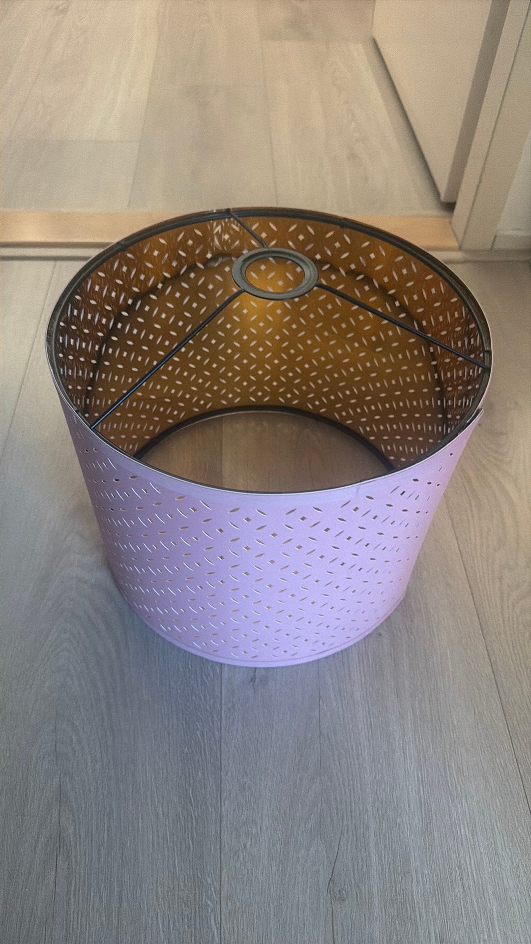 Hanglamp roze compleet, Ophalen, Zo goed als nieuw, Rond