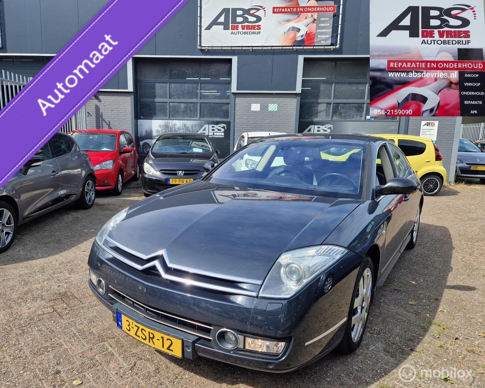 Citroen C6 2.7 HdiF V6 Exclusive AIRCO CR CONTR APK JAN 2027, Auto's, Citroën, Gebruikt, C6, Bedrijf, Diesel