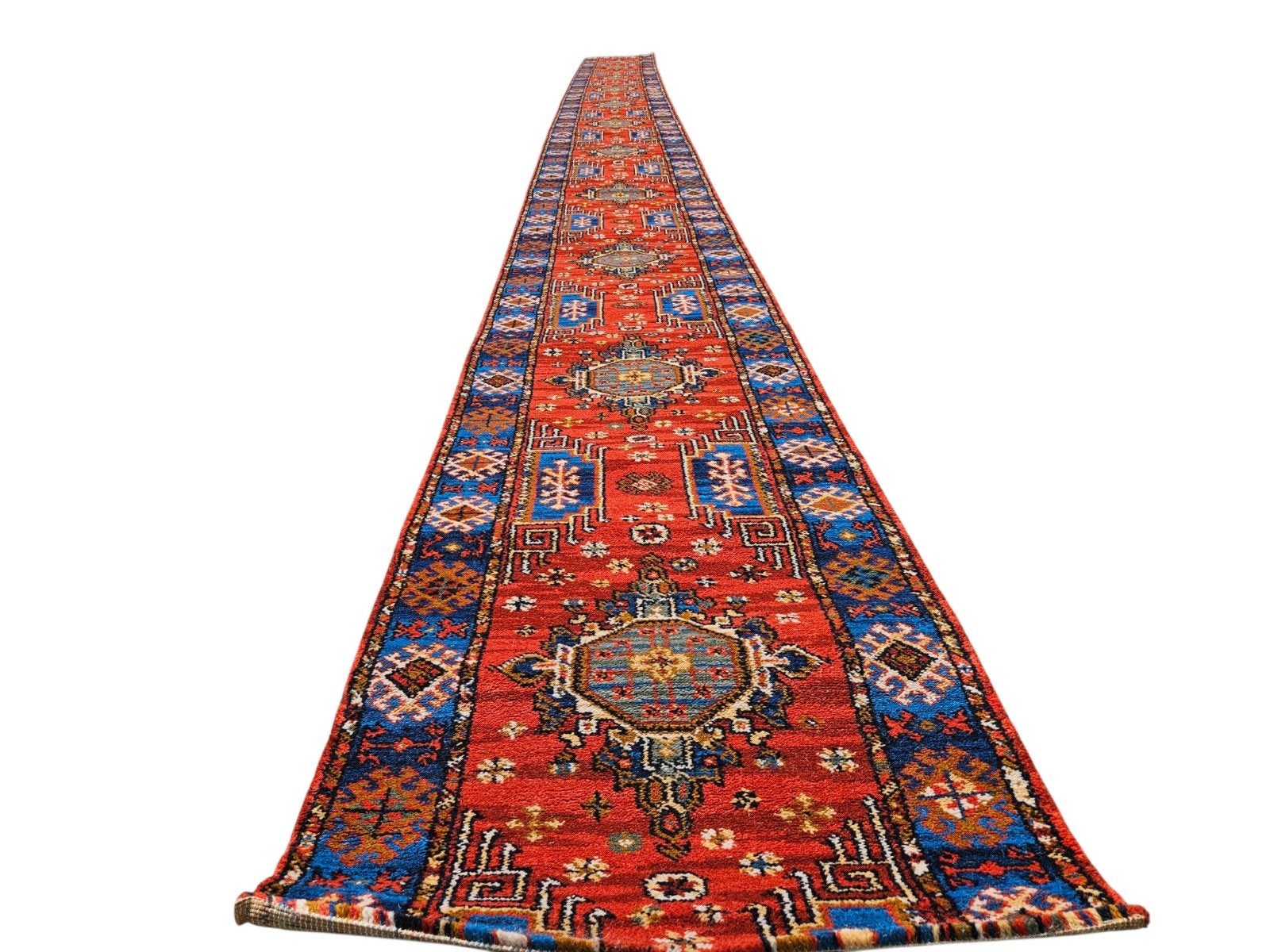 Prachtige vintage loper 60 x 792 cm !!! WEG=WEG, Gebruikt, 200 cm of meer, Rechthoekig, 50 tot 100 cm