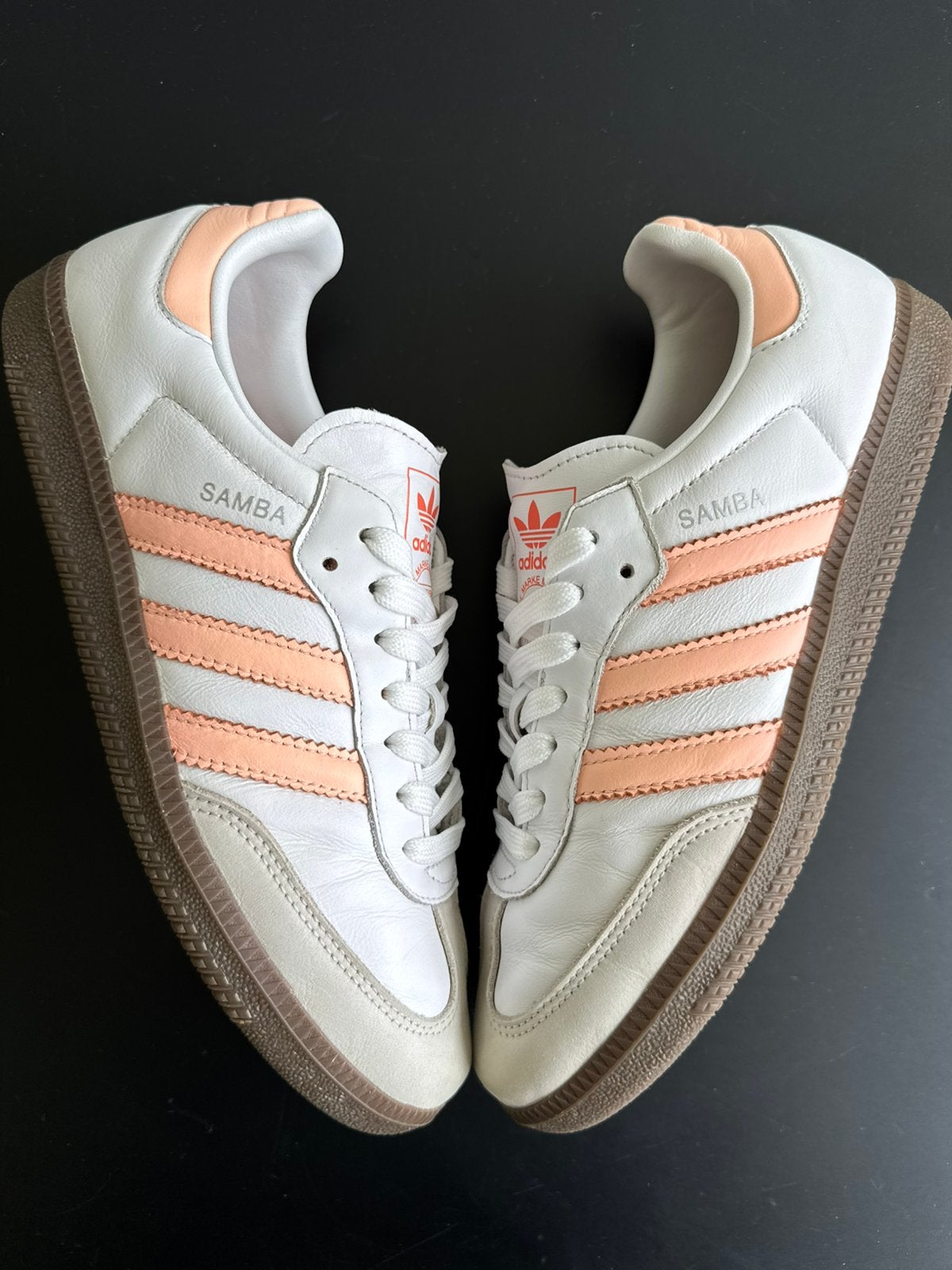 Adidas samba, echt leer maat 41 1/3, Wit, Ophalen of Verzenden, Sneakers of Gympen, Zo goed als nieuw