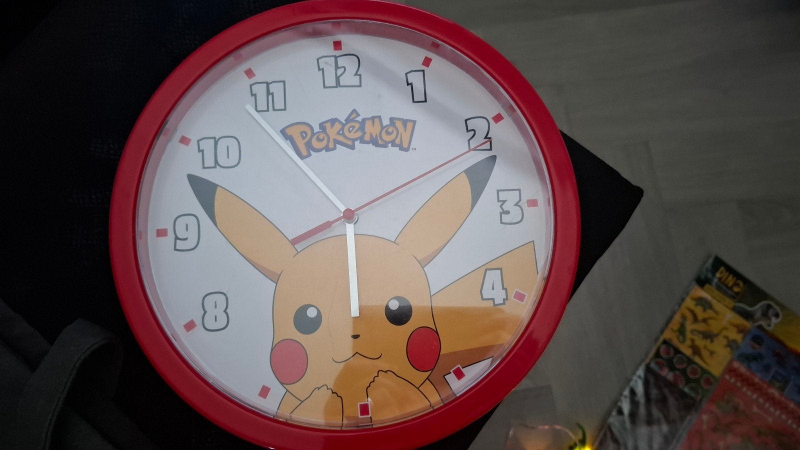 pikachu pokemon klok, Ophalen of Verzenden, Zo goed als nieuw