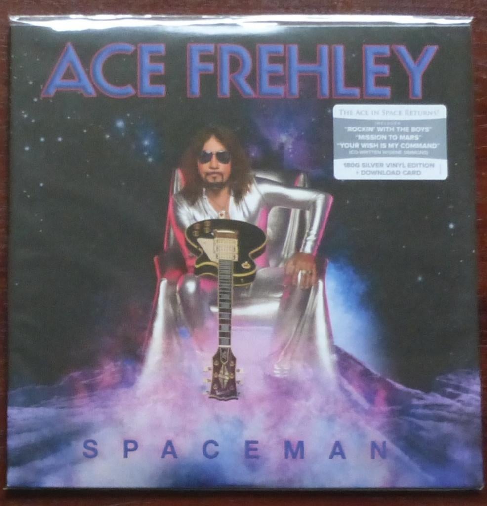Ace Frehley KISS Spaceman Silver Color Vinyl LP, 2010 - 2019, Originele persing, Ophalen of Verzenden, 12 inch