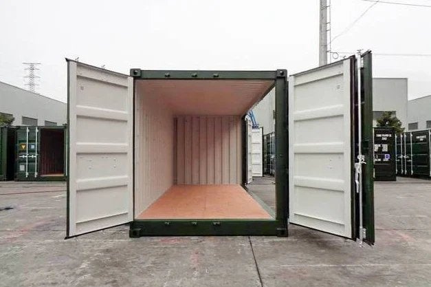 6 meter (20 voet) lange groene container met open zijkant, Ophalen of Verzenden