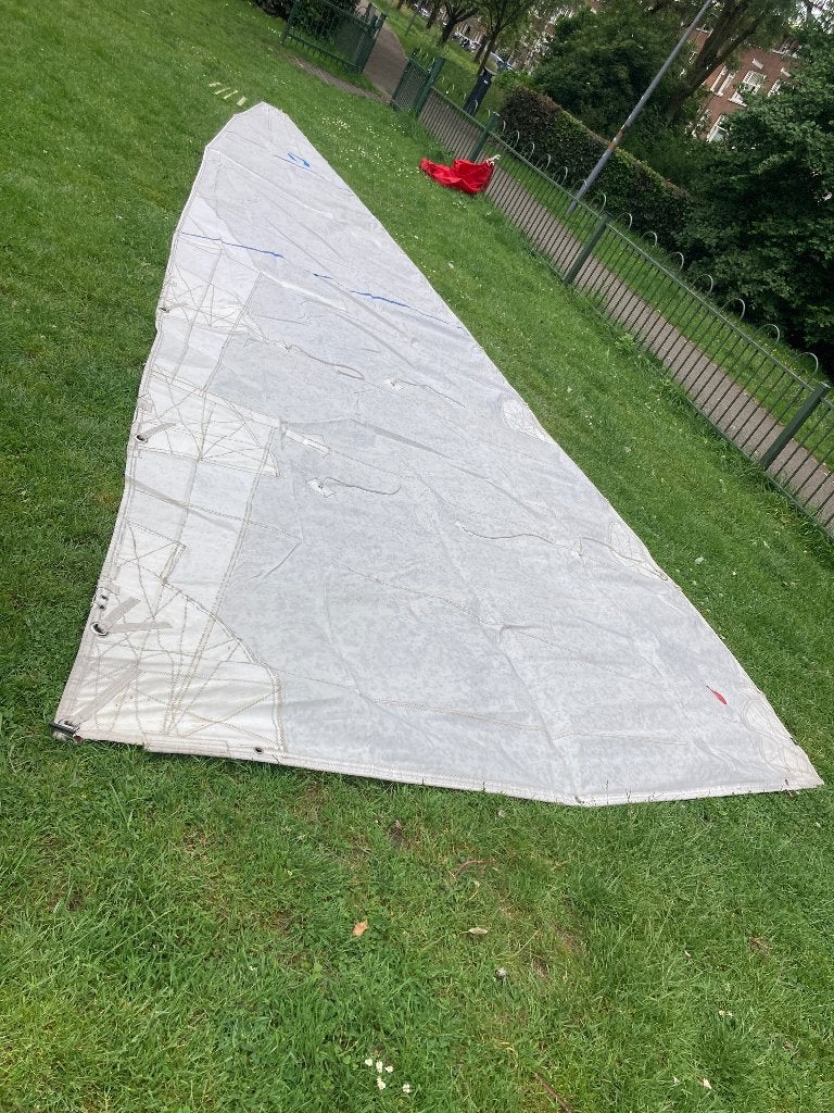 Grootzeil De Vries Sails (gebruikt), Ophalen, 6 meter of meer, Gebruikt, Minder dan 15 m²
