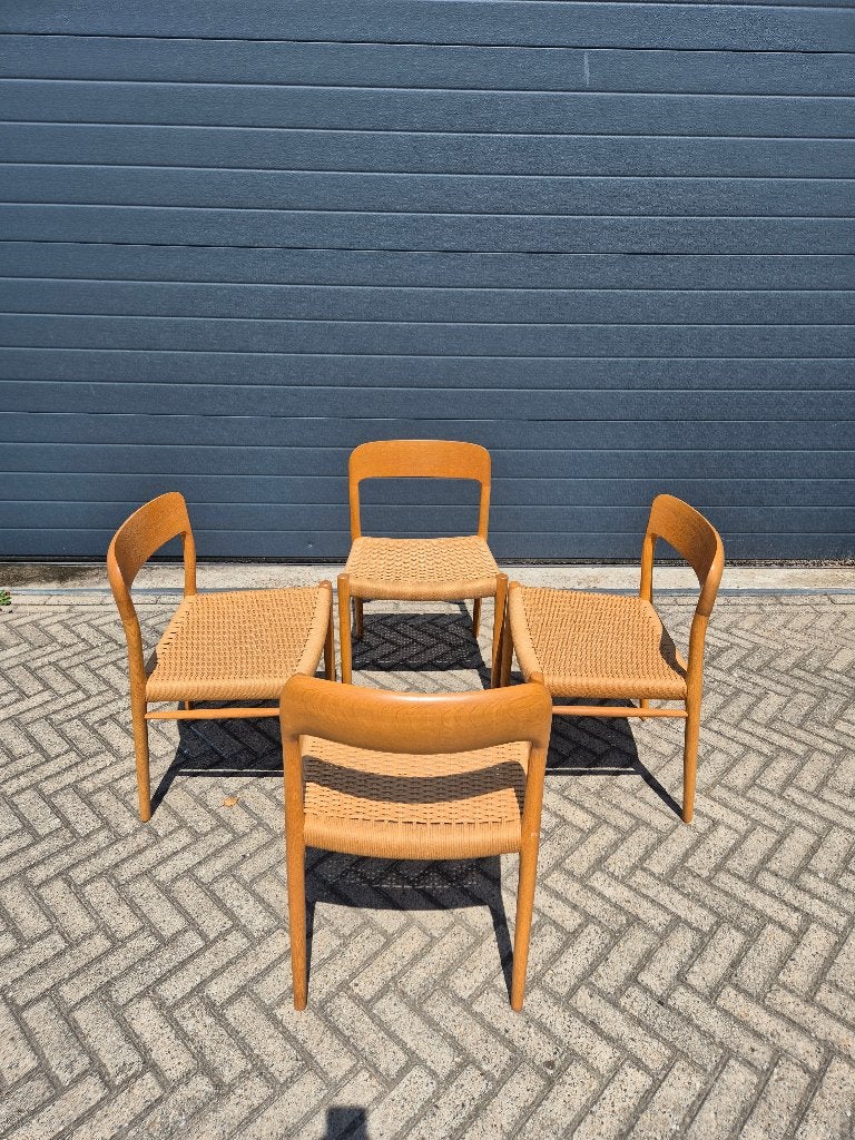 Niels otto moller stoelen model 75, Ophalen, Overige kleuren, Hout, Zo goed als nieuw