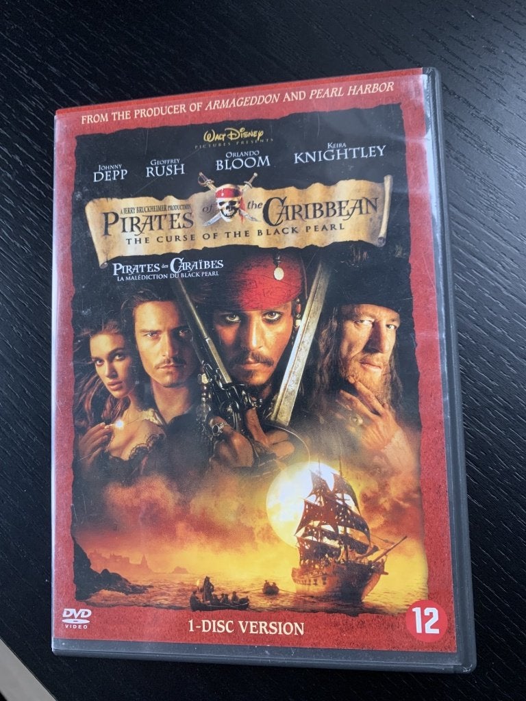 Pirates of the Caribbean DVD NIEUWSTAAT, Vanaf 12 jaar, Ophalen, Zo goed als nieuw
