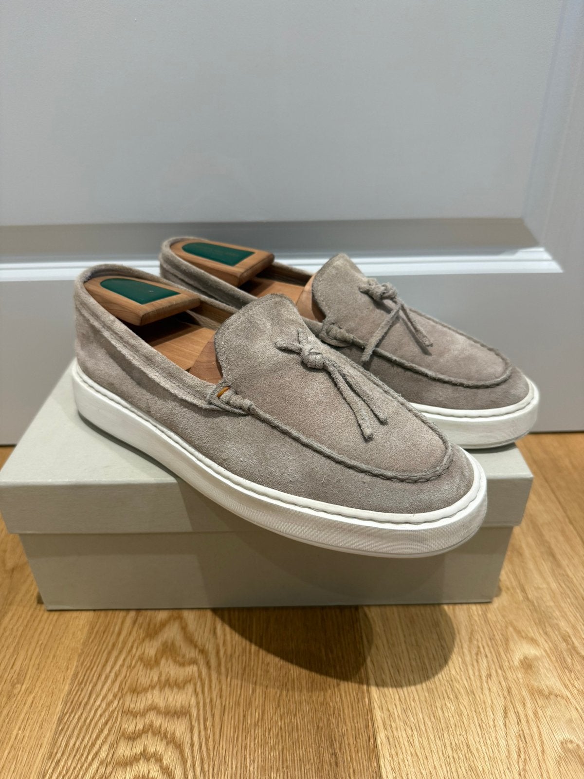 Santoni Loafers | UK 7 | (156), Loafers, Overige kleuren, Verzenden, Zo goed als nieuw
