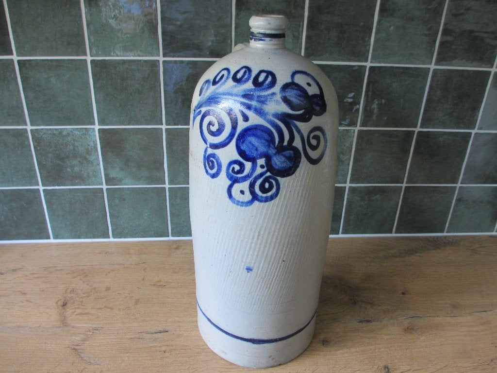 Oude Zoutgeglazuurde Steengoed Waterkruik, Antiek en Kunst, Antiek | Keramiek en Aardewerk, Ophalen of Verzenden