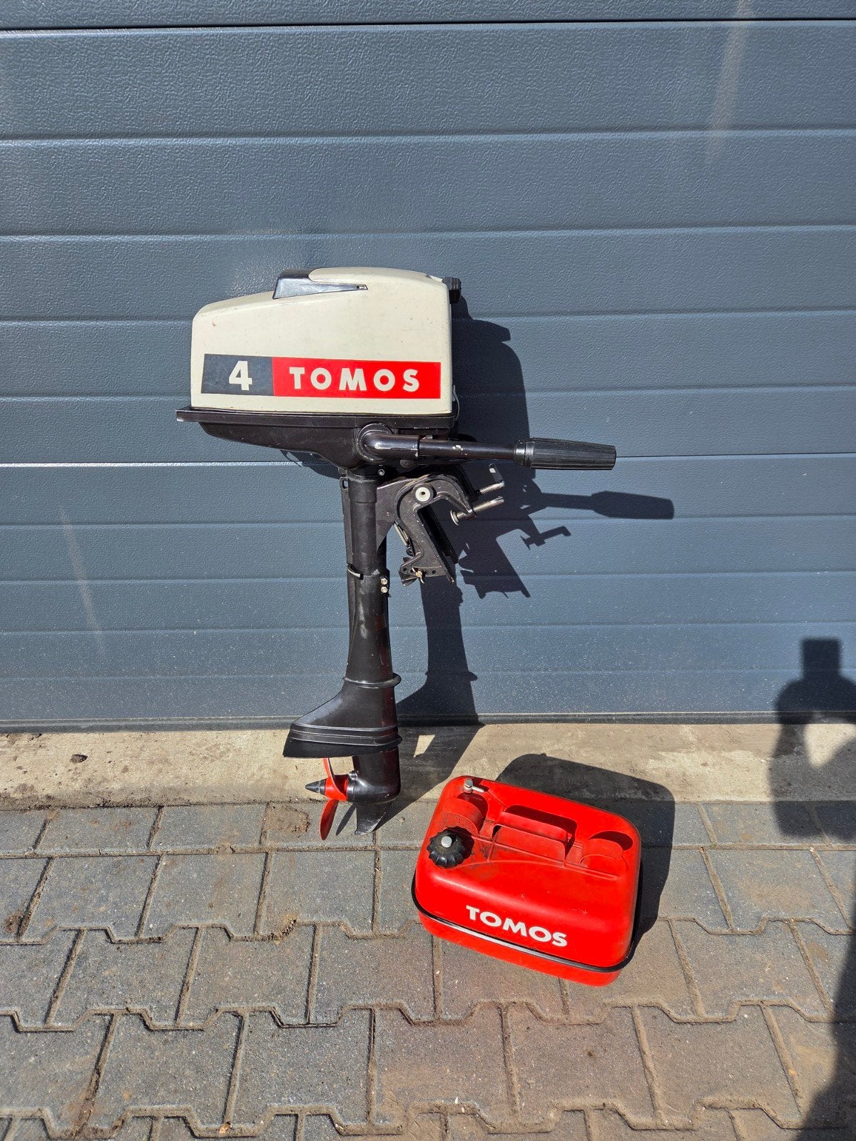 oude buitenboordmotor tomos, Ophalen, Gebruikt, Gebruiksvoorwerp