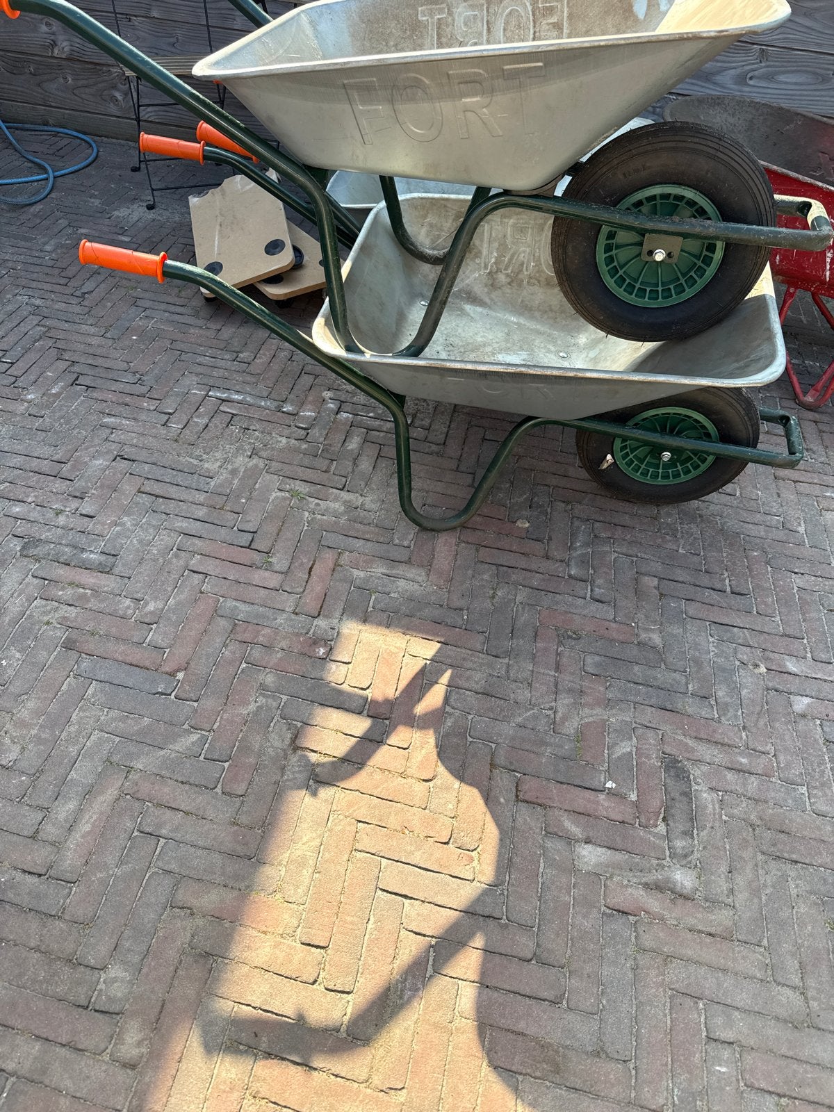 Nog 1  FORT kruiwagens, 1 dag gebruikt en in goede staat, Ophalen of Verzenden, Gebruikt, Handmatig, Tweewielig