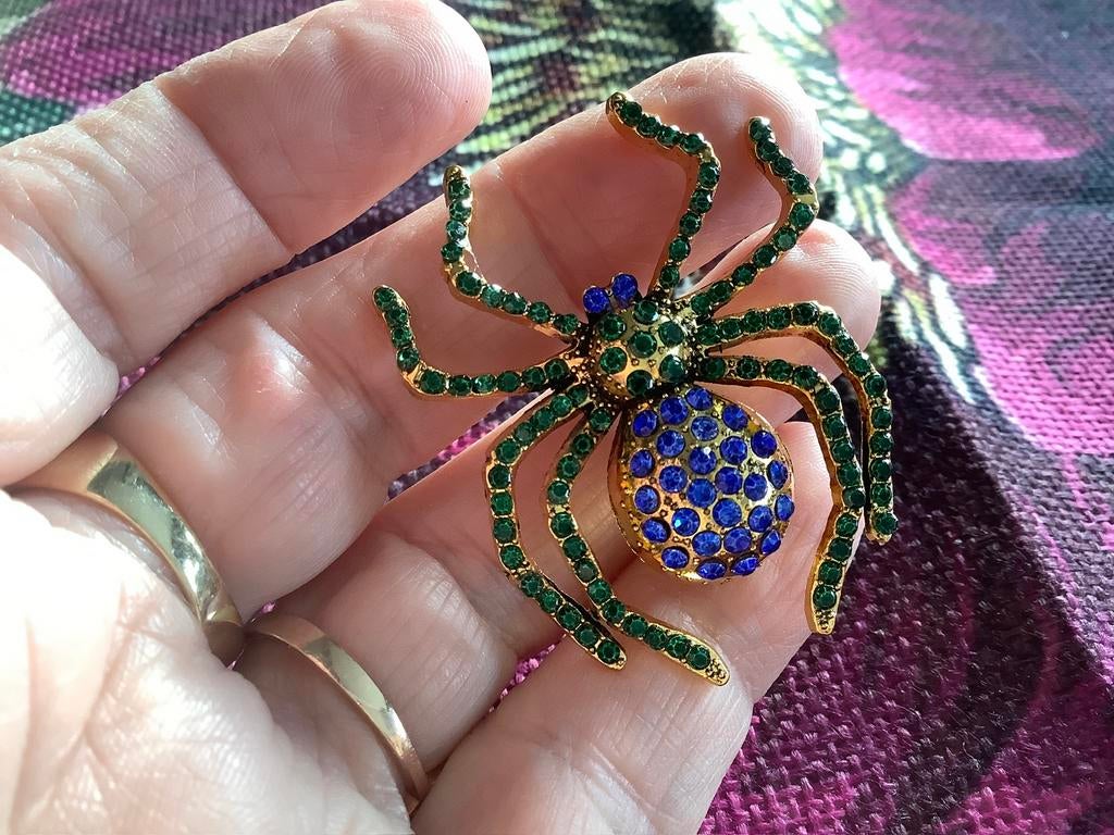 Prachtige vintage vergulde broche, Overige materialen, 4 tot 7 cm, Zo goed als nieuw, Goud