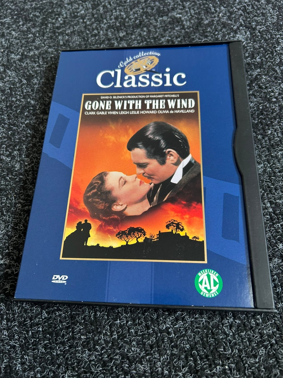 Gone with the wind op dvd, Cd's en Dvd's, Dvd's | Klassiekers, Alle leeftijden, Ophalen of Verzenden, Gebruikt, Drama