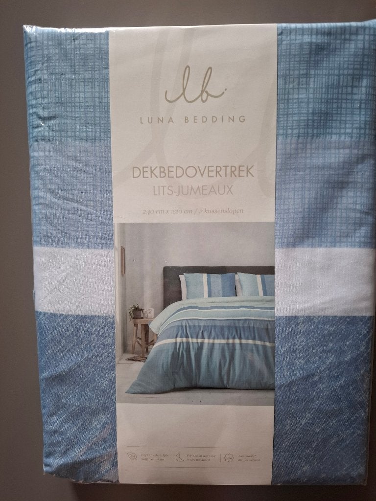 Luna Bedding dekbedovertrek, Dekbedovertrek, Nieuw, Ophalen of Verzenden, Overige maten