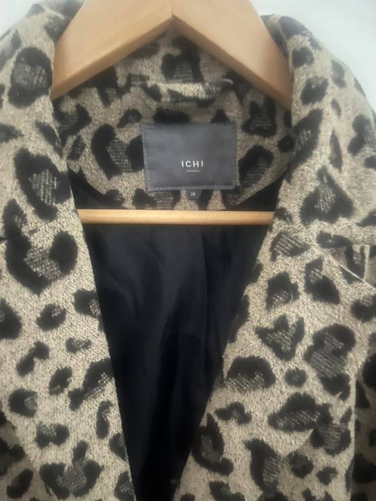 Jas met panterprint., Verzenden, Gedragen, Maat 38/40 (M), Bruin