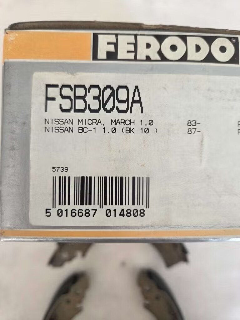Set Remschoenen Nissan Micra, -, -, Nieuw, Ferodo
