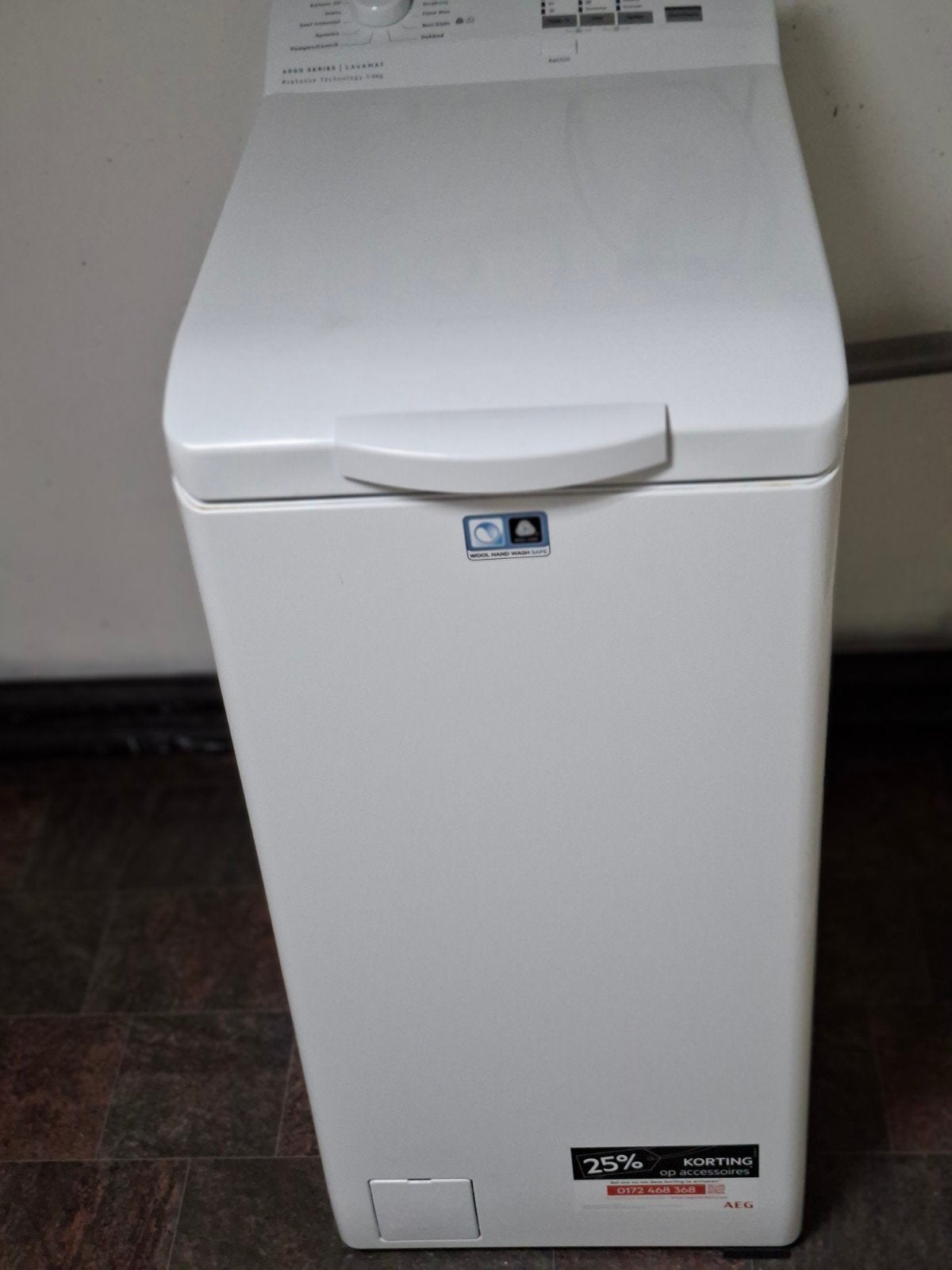 mooie boven lader wasmachine, Ophalen of Verzenden, Zo goed als nieuw, 1200 tot 1600 toeren, 85 tot 90 cm