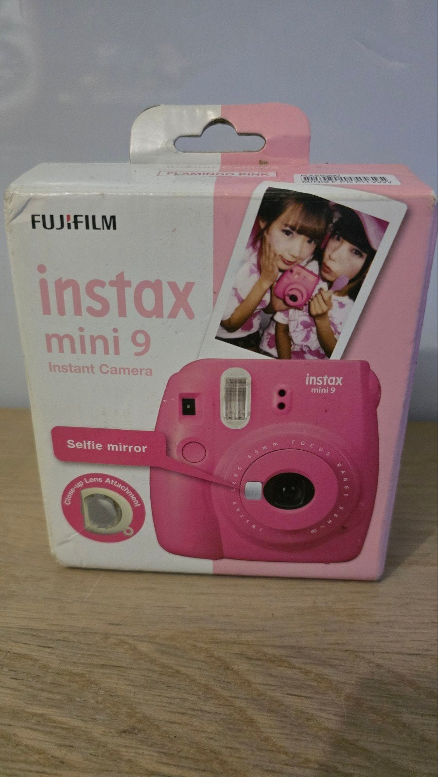 Fujifilm Instax Mini 9 Instant Camera - Flamingo Roze, Compact, Ophalen of Verzenden, Zo goed als nieuw, Fuji