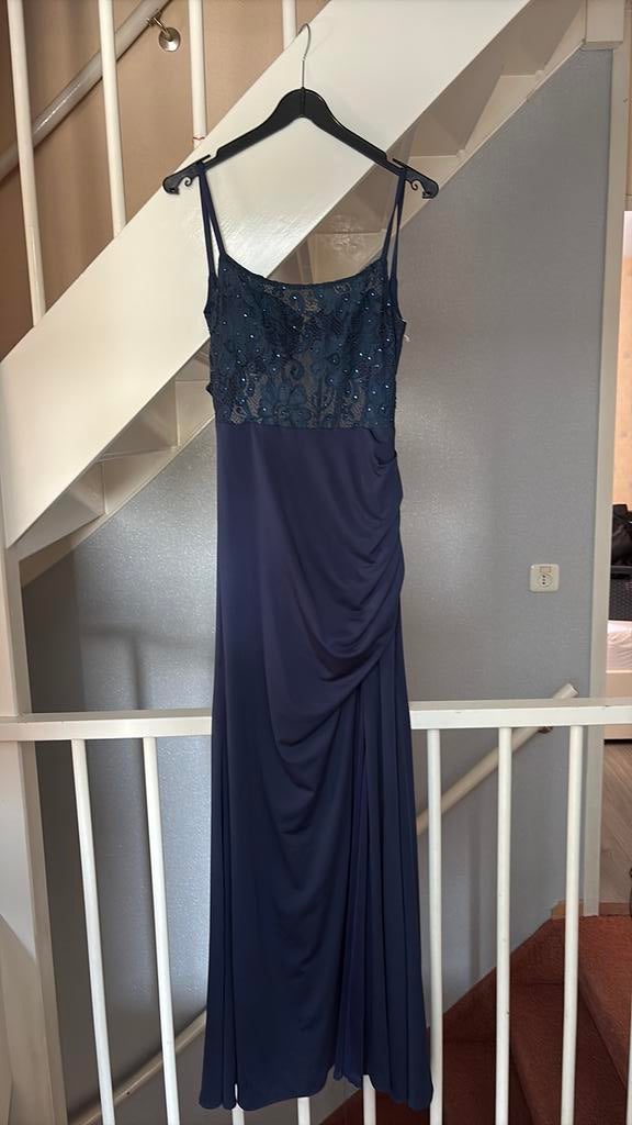 Pracht blauwe gala / feest jurk, maat 36, Kleding | Dames, Galajurk, Blauw, Ophalen of Verzenden, Zo goed als nieuw