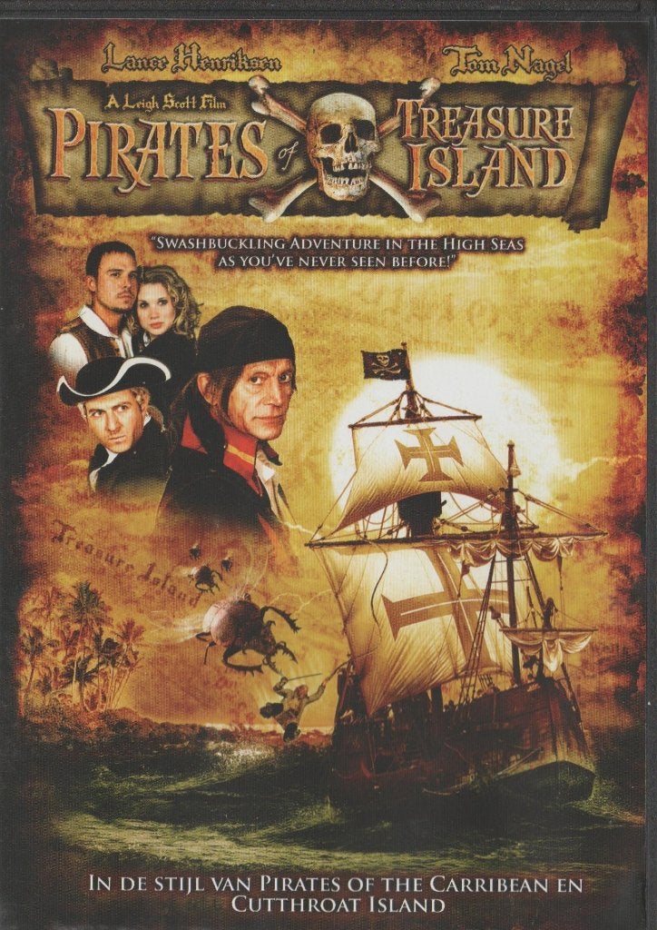 56) Pirates of Treasure Island: met Lance Henriksen, Vanaf 12 jaar, Ophalen of Verzenden, Gebruikt, Actie