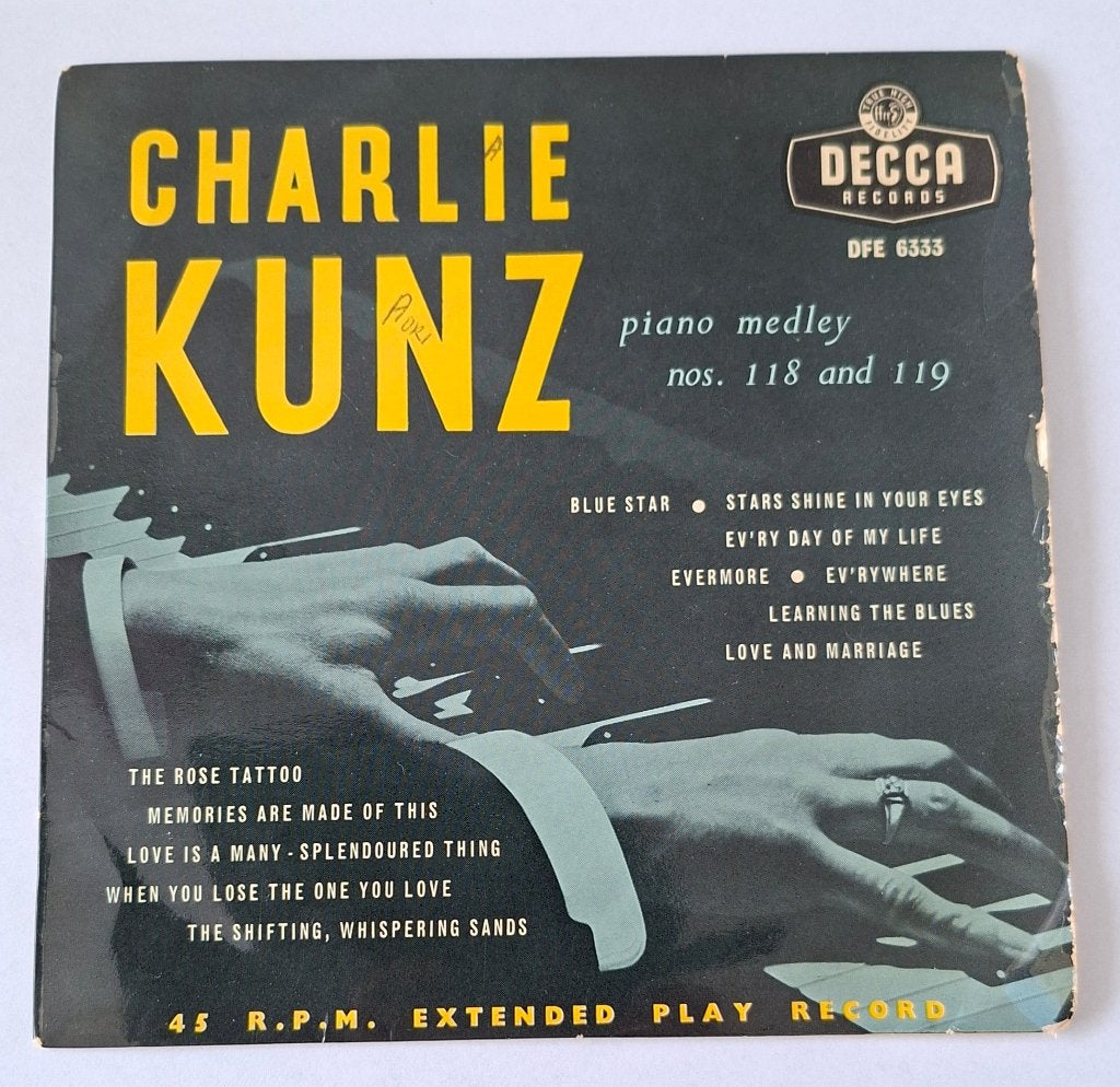 Charlie Kunz – Charlie Kunz Piano Medley Nos. 118 And 119, Ophalen of Verzenden, Gebruikt, Pop, Overige typen