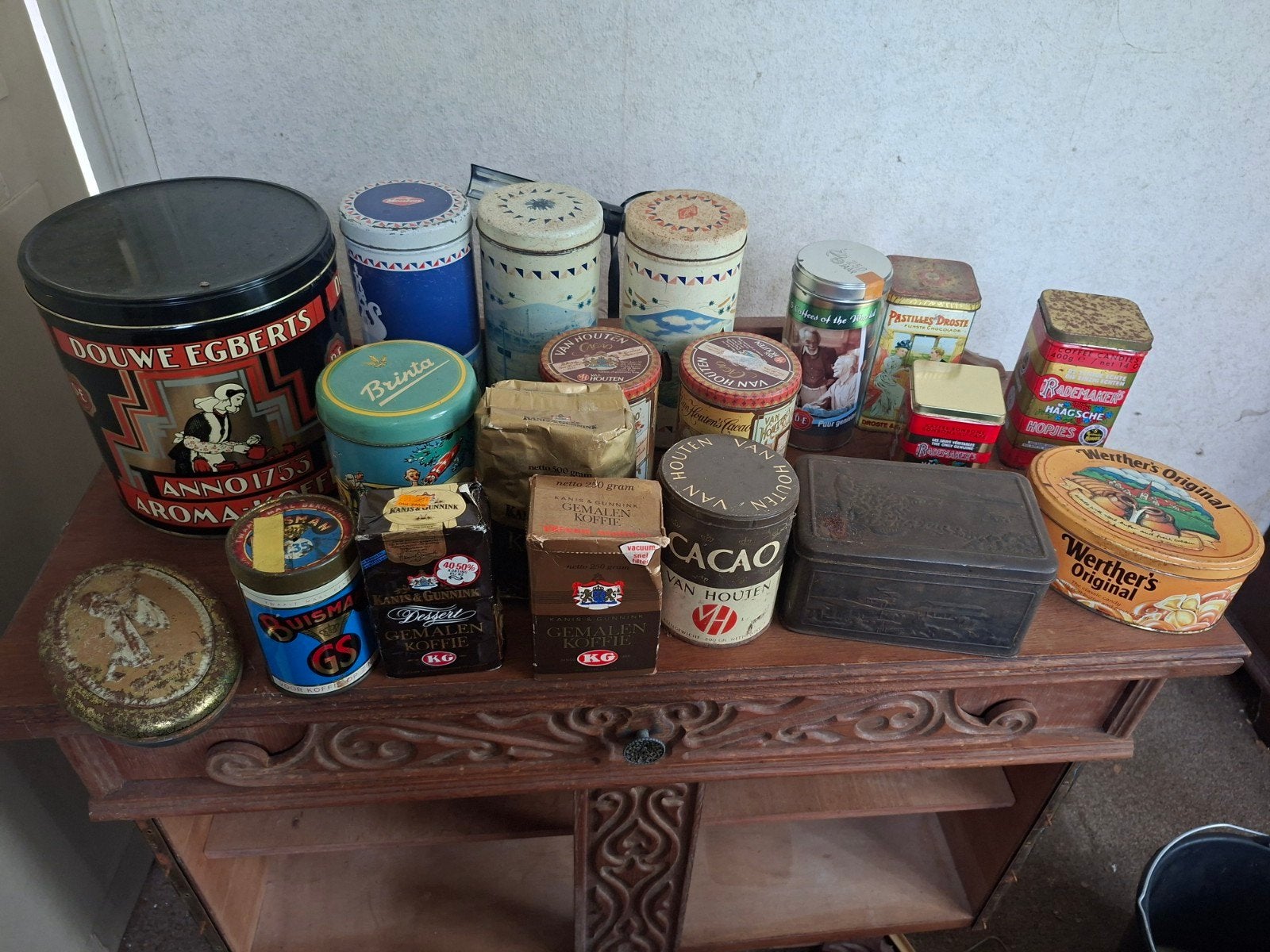 Ouderwetse blikken diverse merken - Vintage verzameling, Ophalen, Gebruikt, Overige